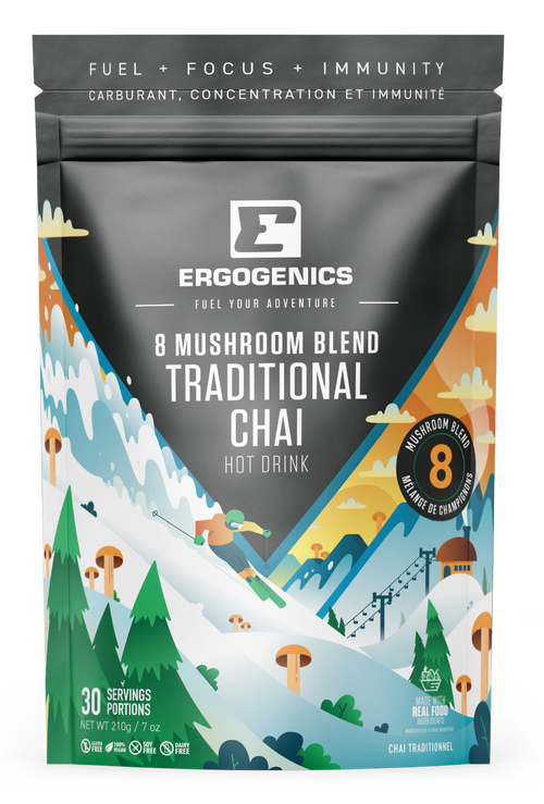 Ergogenics 8 Mushroom Blend - Traditional Chai 210g