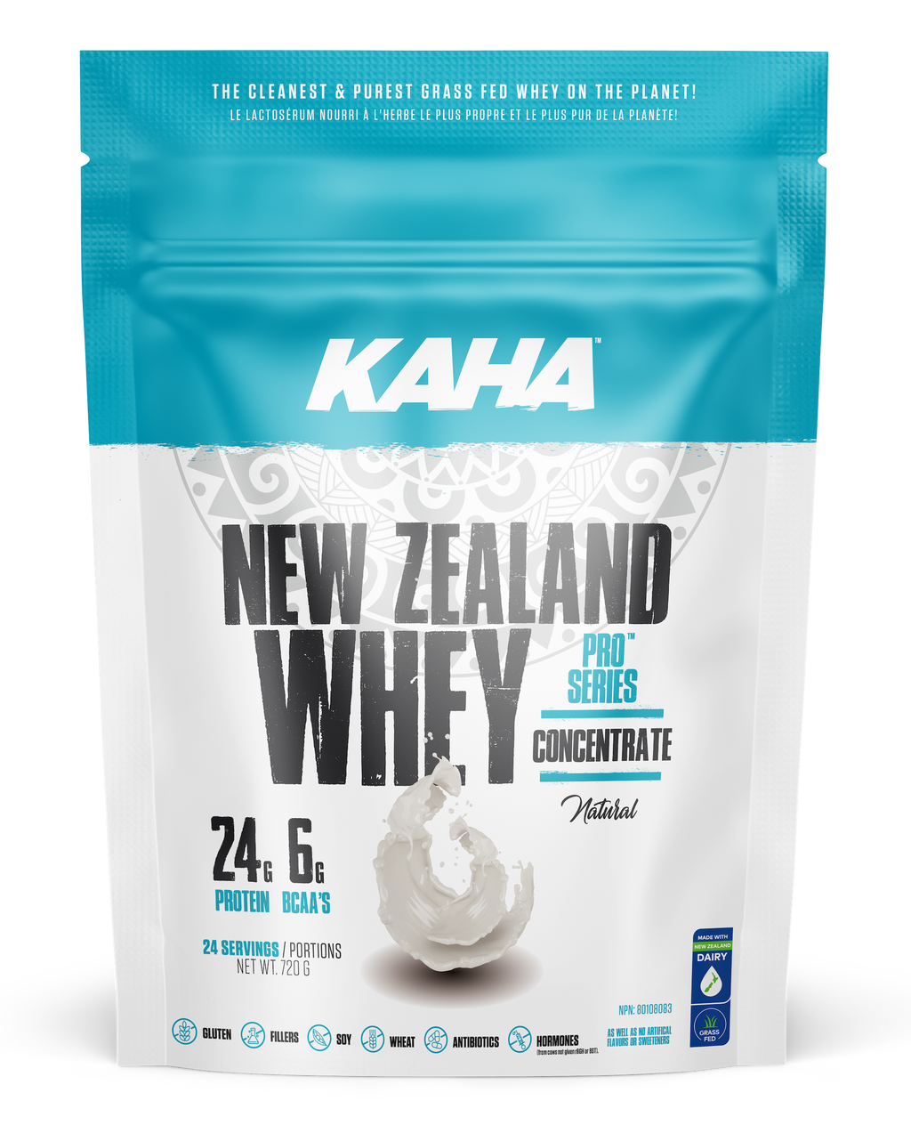 Kaha NZ Whey Concentrate - Natural 720g