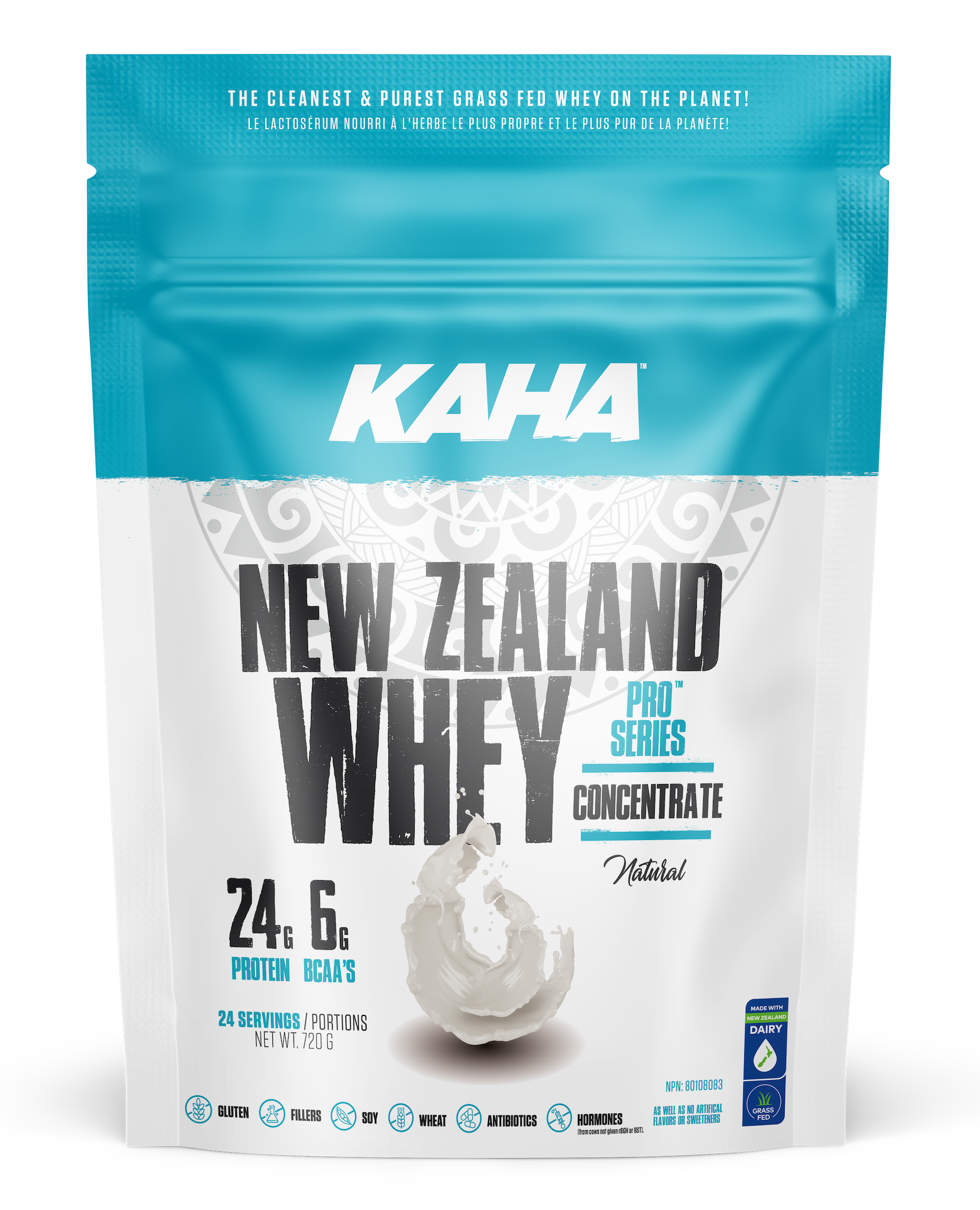 Kaha NZ Whey Concentrate - Natural 720g