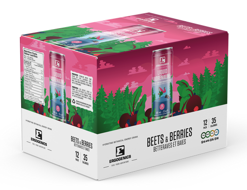 Ergogenics Liquid Adrenaline - Beets Berries - Case (12)
