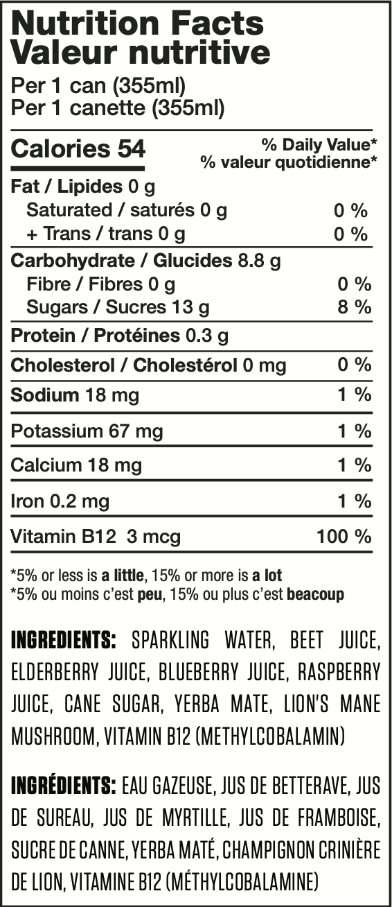 Ergogenics Liquid Adrenaline - Beets Berries - Case (12)