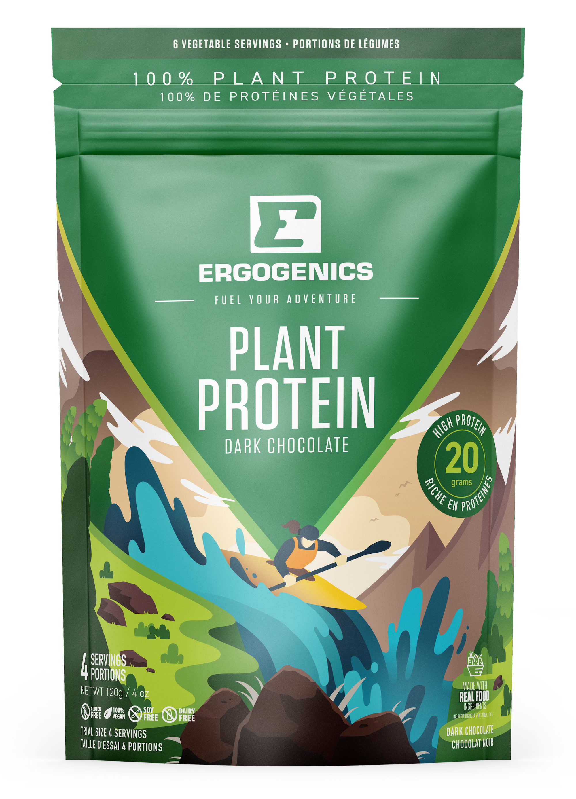 Ergogenics Plant Protein - Chocolate 120g